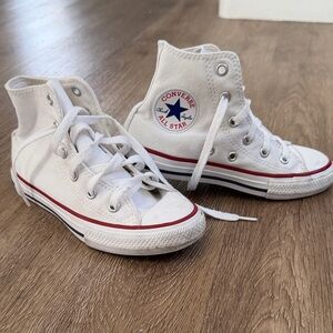 Converse All Star White Canvas Sneakers
